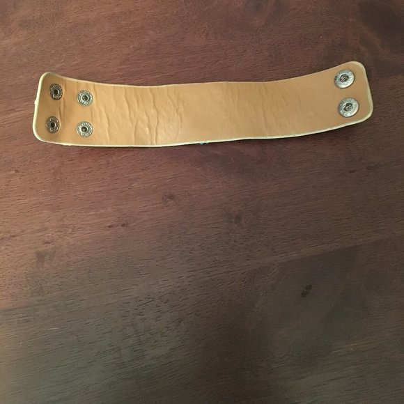 Leopard turquoise cuff - Picture 3 of 3